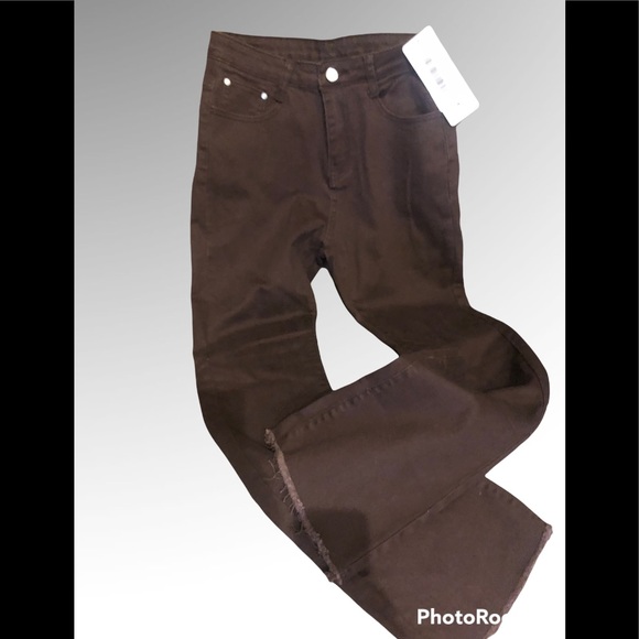 NWT Blush mark Brown size Medium brown pants - Picture 1 of 4